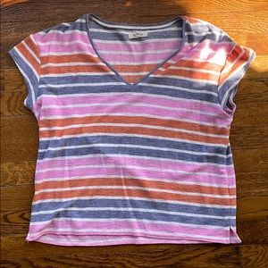 Madewell Colorful V-neck tee